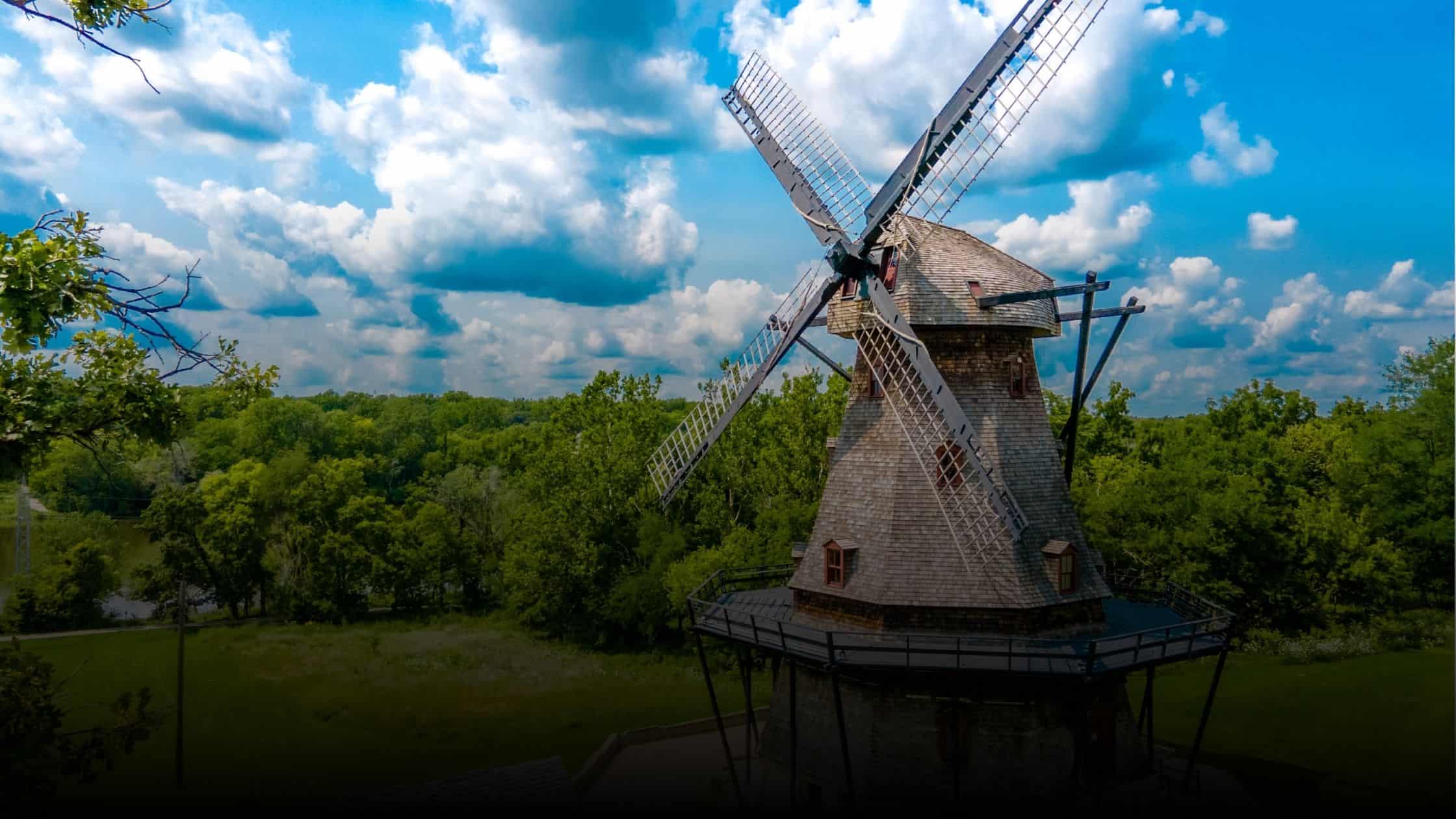 Windmill in Batavia, Illinois